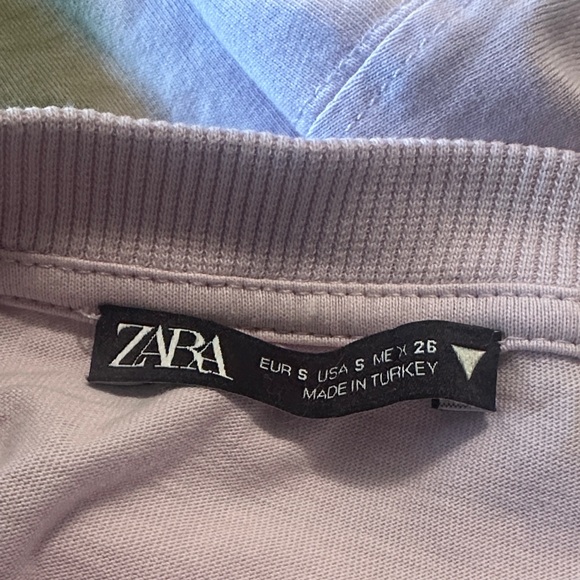 Zara Pink and Olive Tie-Dye T-Shirt - Picture 3 of 3
